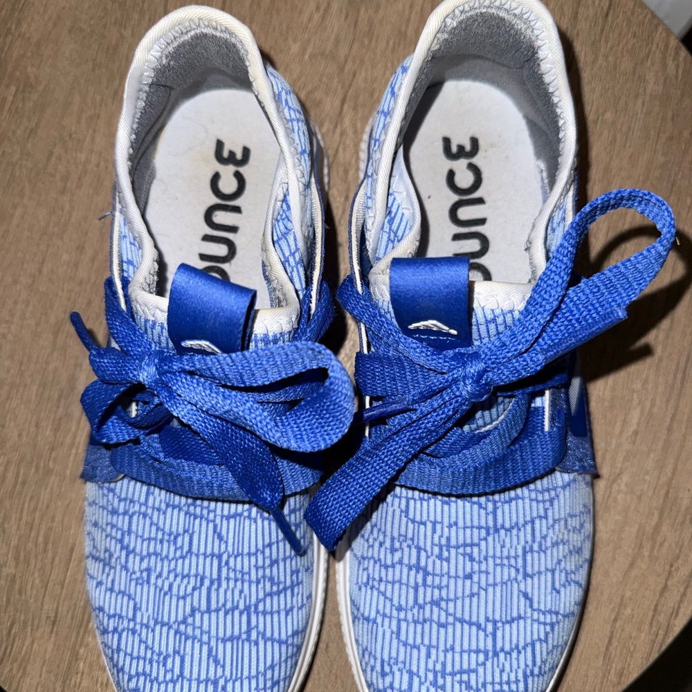 Adidas Blue Patterned Sneakers - image 3